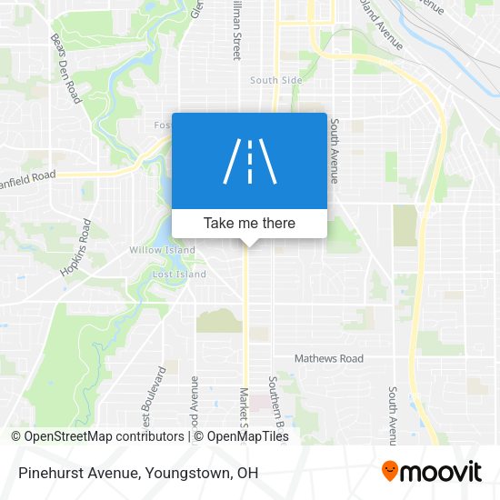 Pinehurst Avenue map