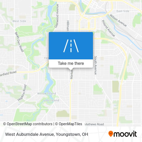 Mapa de West Auburndale Avenue
