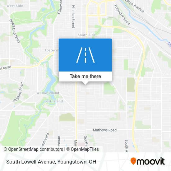 South Lowell Avenue map