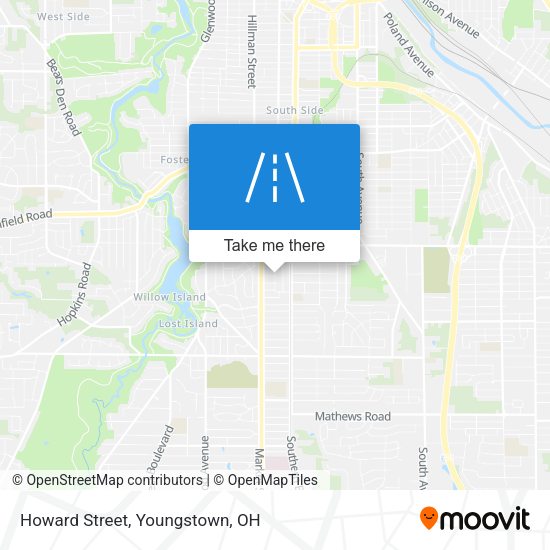 Mapa de Howard Street