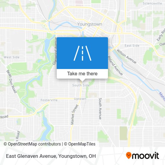 East Glenaven Avenue map