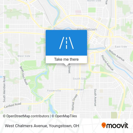 West Chalmers Avenue map