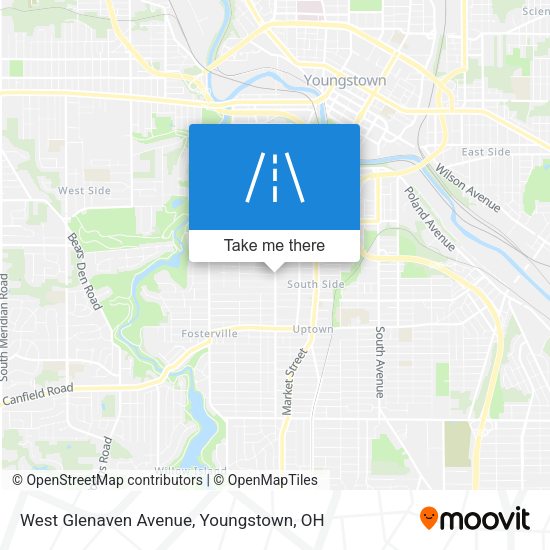 West Glenaven Avenue map