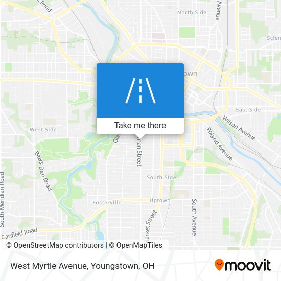 Mapa de West Myrtle Avenue