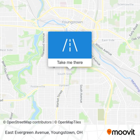 East Evergreen Avenue map