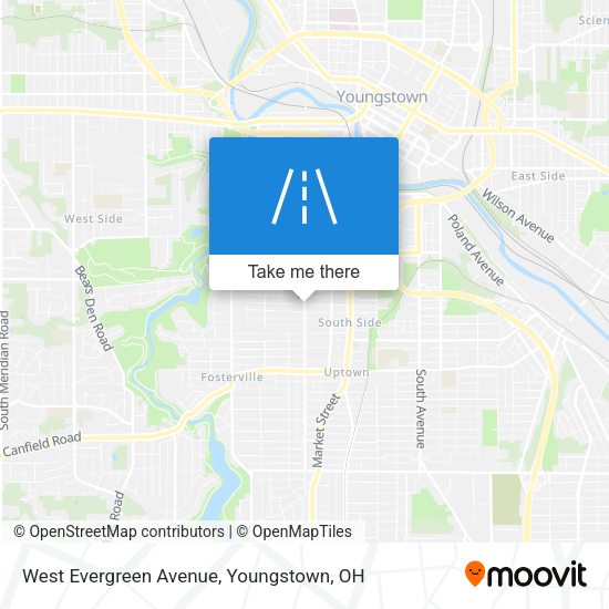 West Evergreen Avenue map