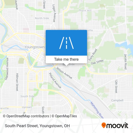 South Pearl Street map