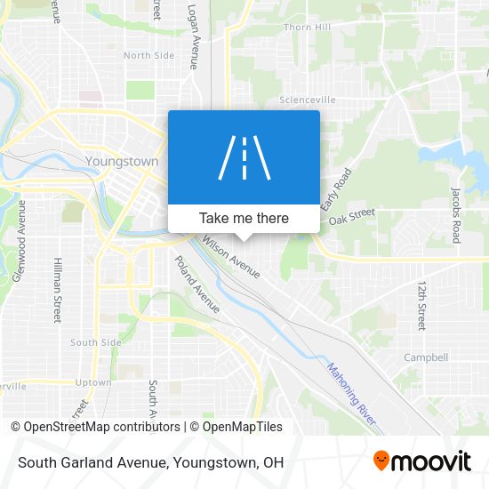 Mapa de South Garland Avenue