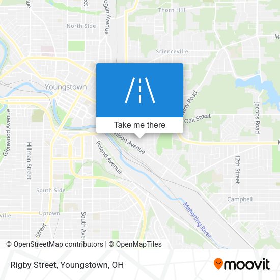 Mapa de Rigby Street