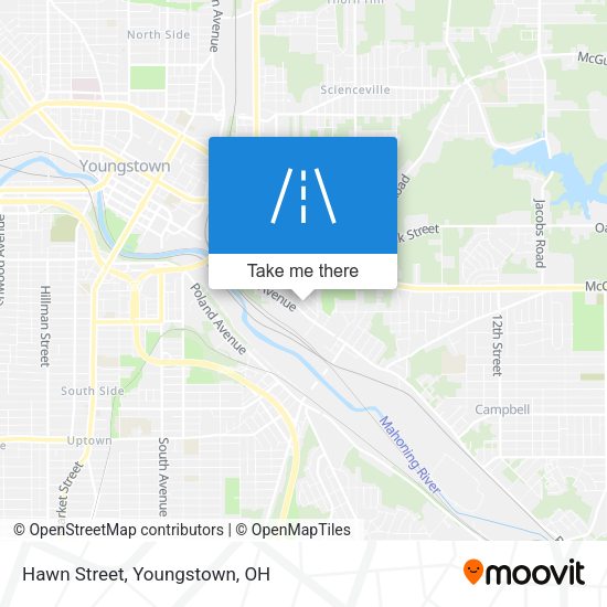 Mapa de Hawn Street