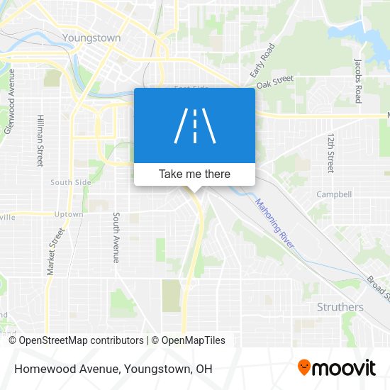 Homewood Avenue map