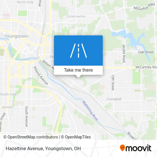 Mapa de Hazeltine Avenue