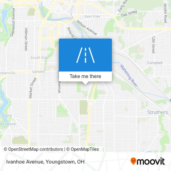 Mapa de Ivanhoe Avenue