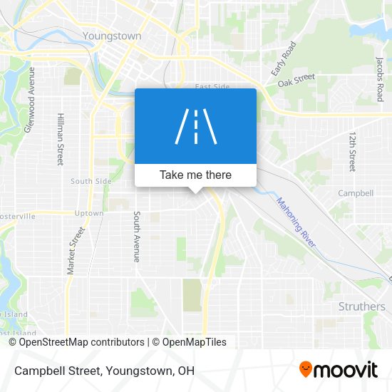 Campbell Street map