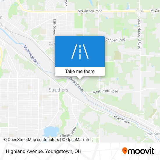 Highland Avenue map