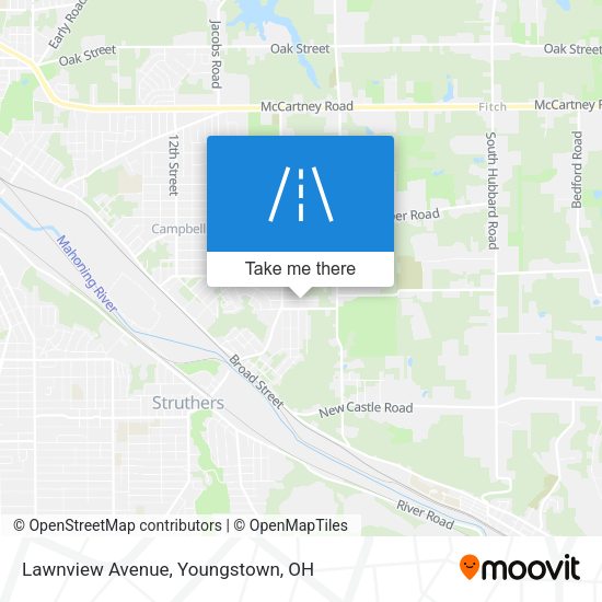 Lawnview Avenue map