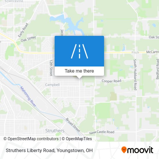 Struthers Liberty Road map