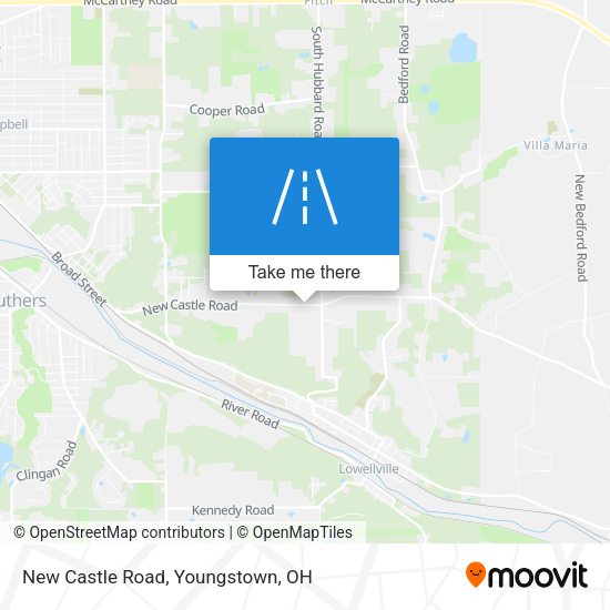 Mapa de New Castle Road