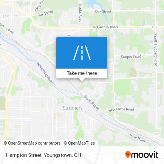 Mapa de Hampton Street