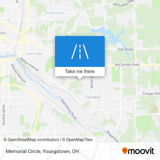 Memorial Circle map