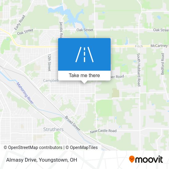 Almasy Drive map