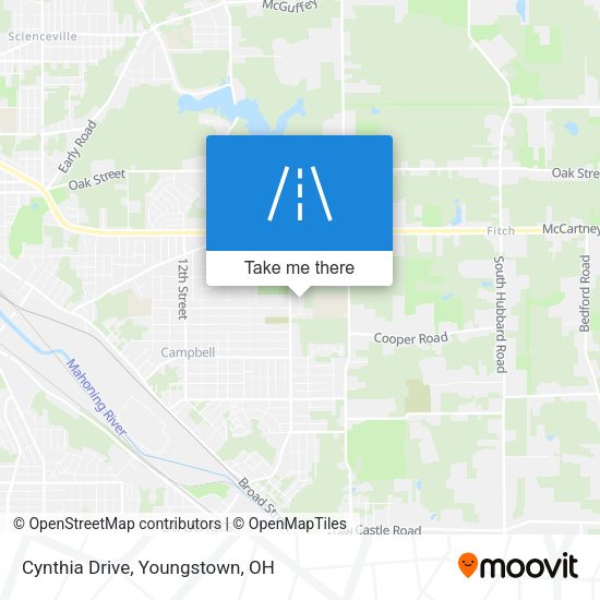 Mapa de Cynthia Drive