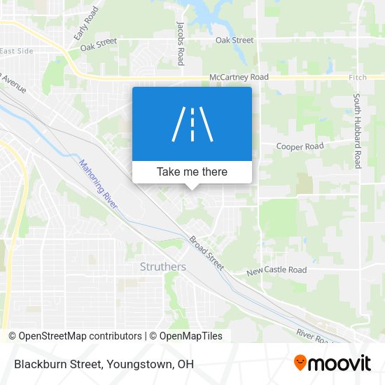 Blackburn Street map