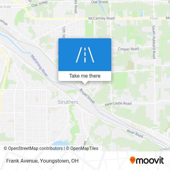 Frank Avenue map