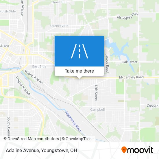 Adaline Avenue map