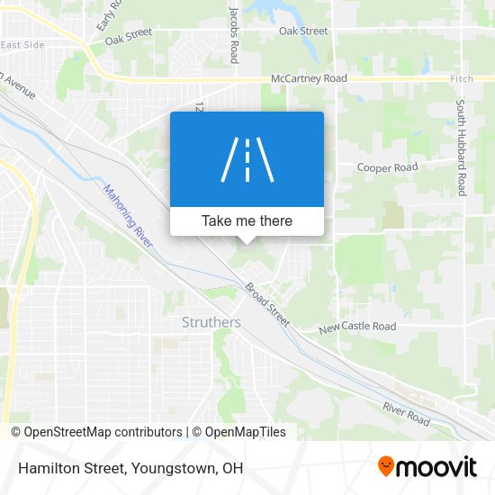 Mapa de Hamilton Street