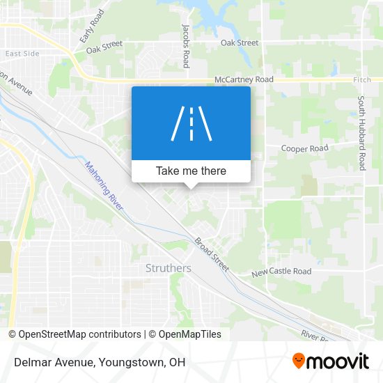 Mapa de Delmar Avenue