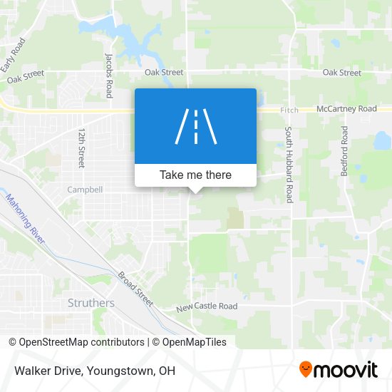 Mapa de Walker Drive