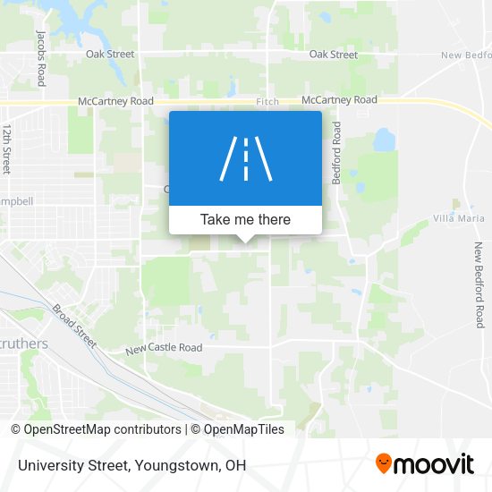 University Street map