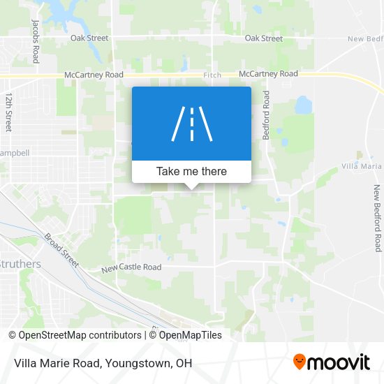 Villa Marie Road map