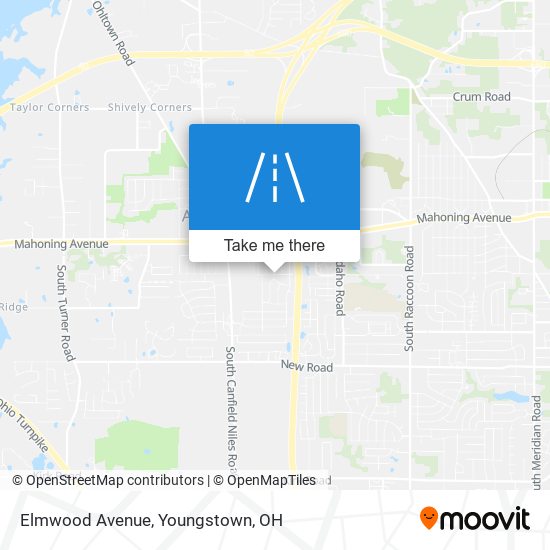 Mapa de Elmwood Avenue