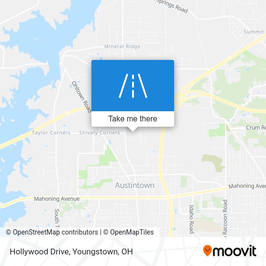 Hollywood Drive map