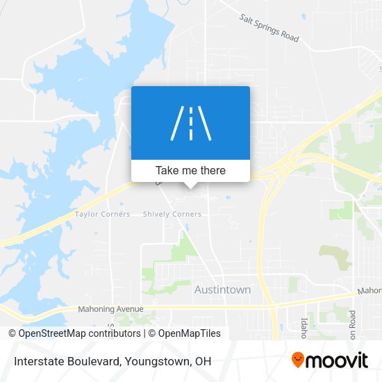 Interstate Boulevard map