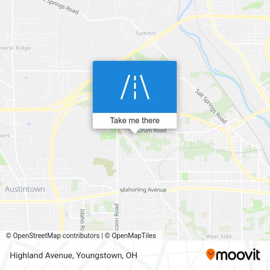 Highland Avenue map