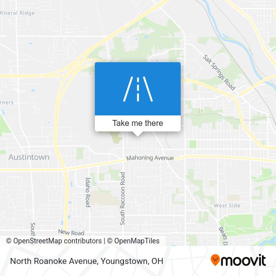 Mapa de North Roanoke Avenue