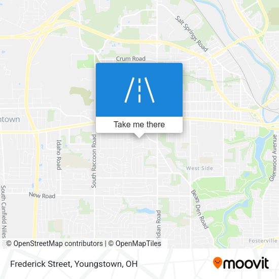 Frederick Street map