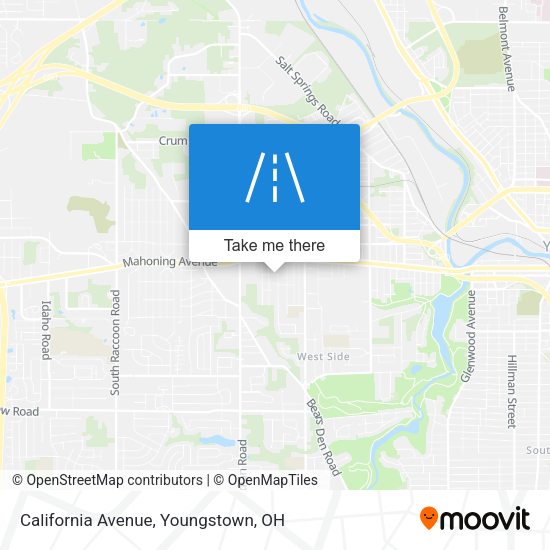 California Avenue map