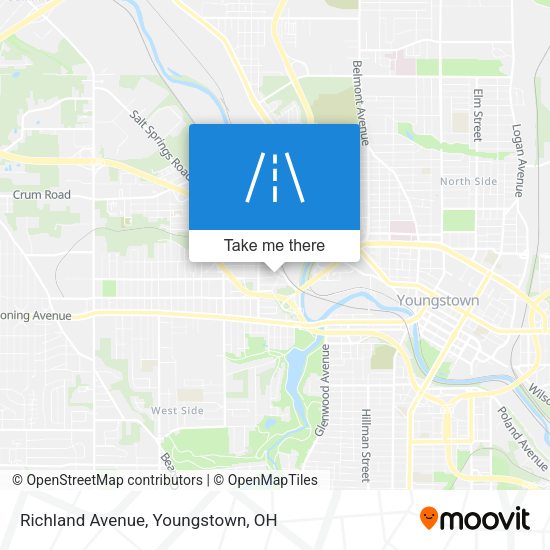 Richland Avenue map