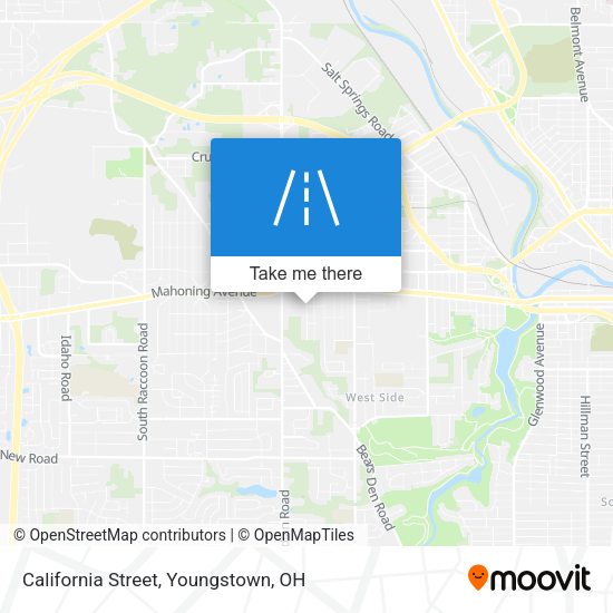 Mapa de California Street