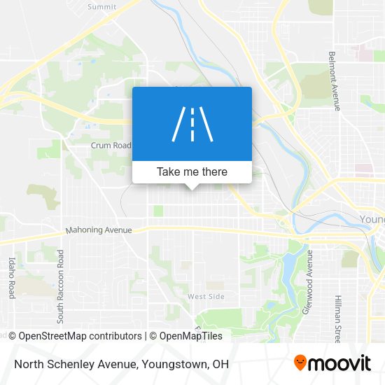 North Schenley Avenue map