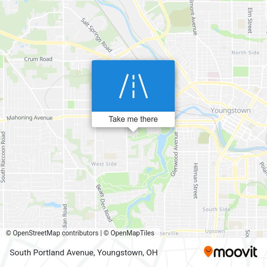 South Portland Avenue map