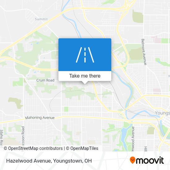 Mapa de Hazelwood Avenue