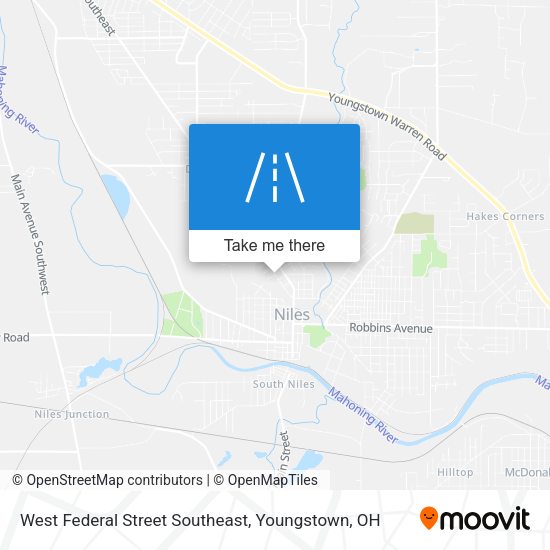 Mapa de West Federal Street Southeast