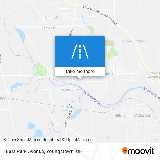 Mapa de East Park Avenue