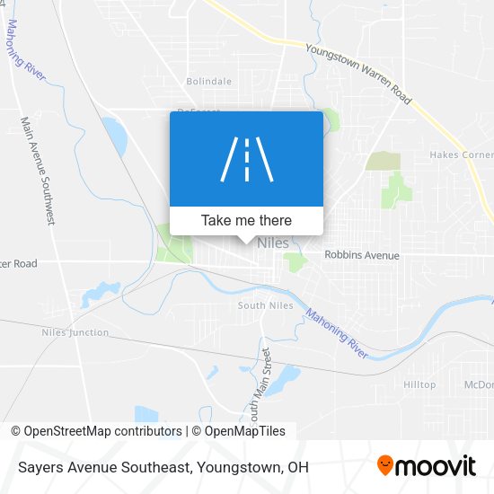 Sayers Avenue Southeast map