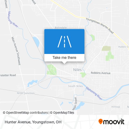 Mapa de Hunter Avenue